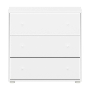 Kommode mit 3 Schubladen SAGA Flexa weiß