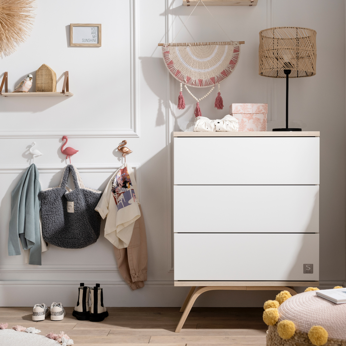 Kommode petit 3tiroirs SERENA Sauthon