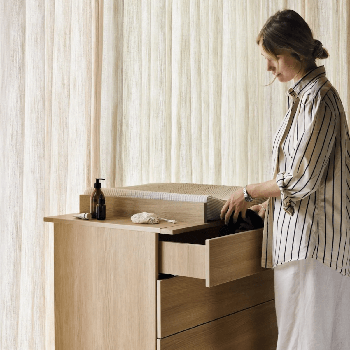 Kommodenerweiterung FLOW EXTENSION COMMODE - HONEY ASH