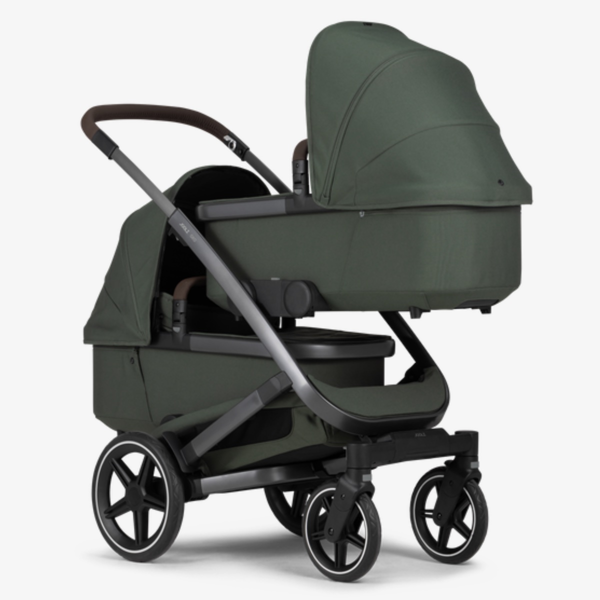 Komplett-Sportwagen GEO3 TWIN Joolz Forest green