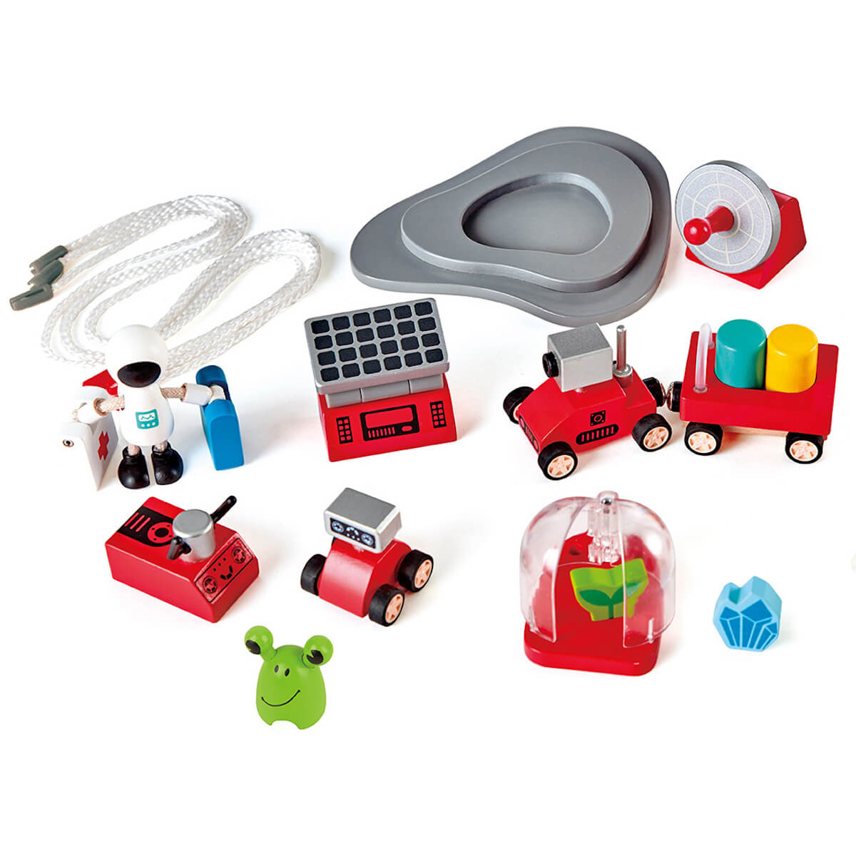 Konstruktionsspiel FOUR-STAGE ROCKET SHIP Hape