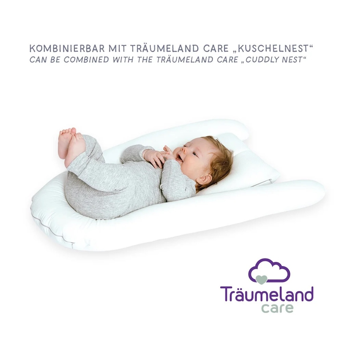 Kopfkissen 6-18m CAREFOR maxi 28x32x8,5cm Traumeland 
