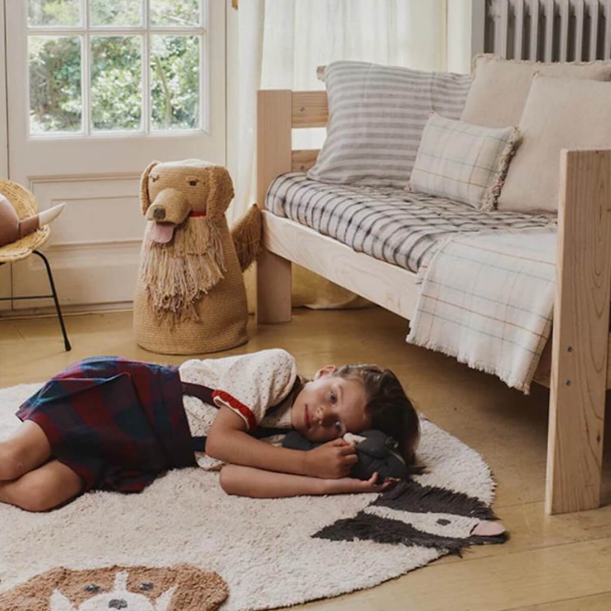 Korb 40x35x55cm LUNA Wouf wouf Lorena Canals