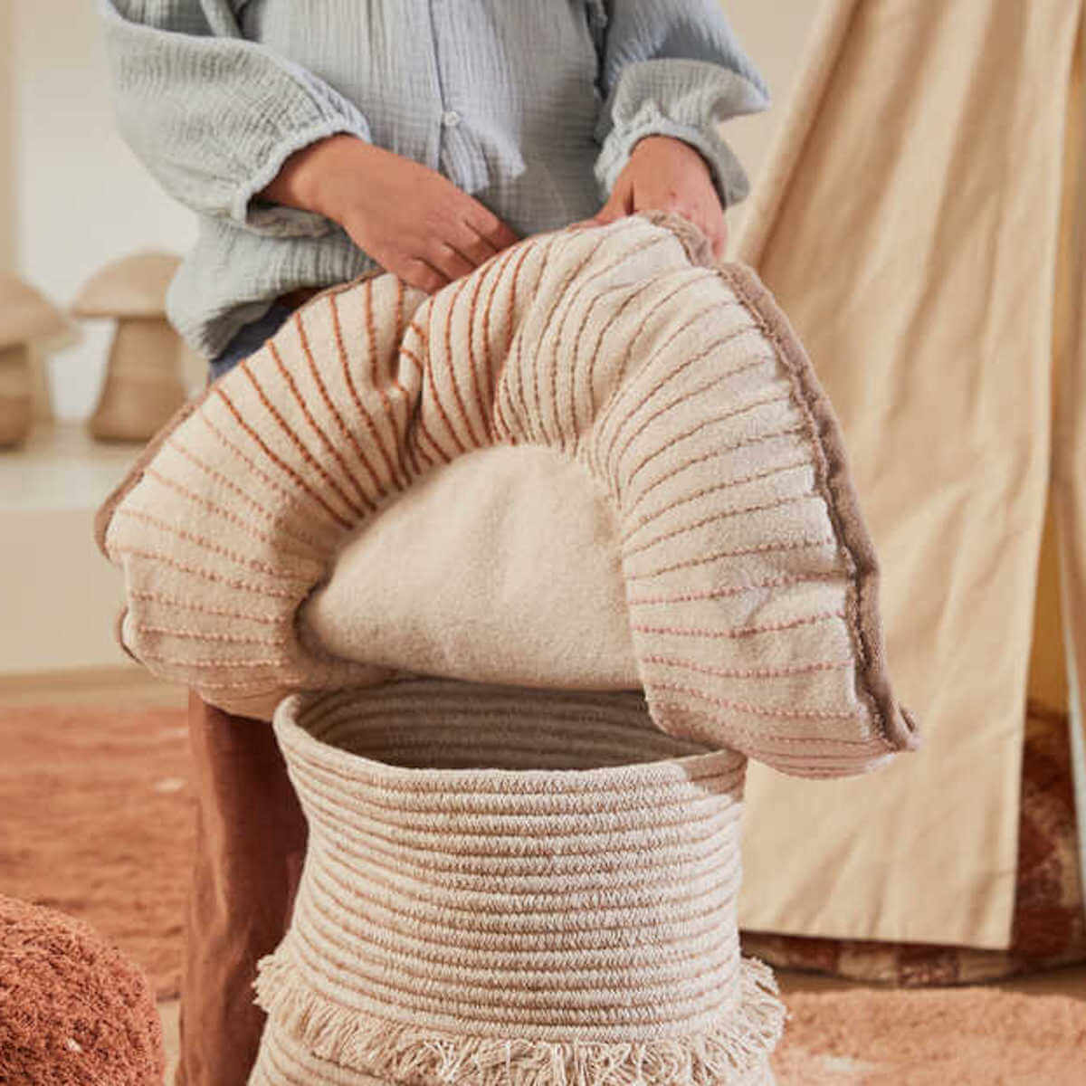 Korb 45xØ40cm GIANT MUSHROOM Lorena Canals