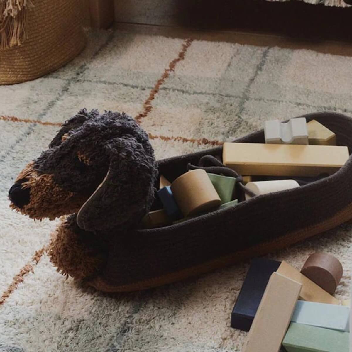 Korb 59x16x23cm SPARKY Wouf wouf Lorena Canals