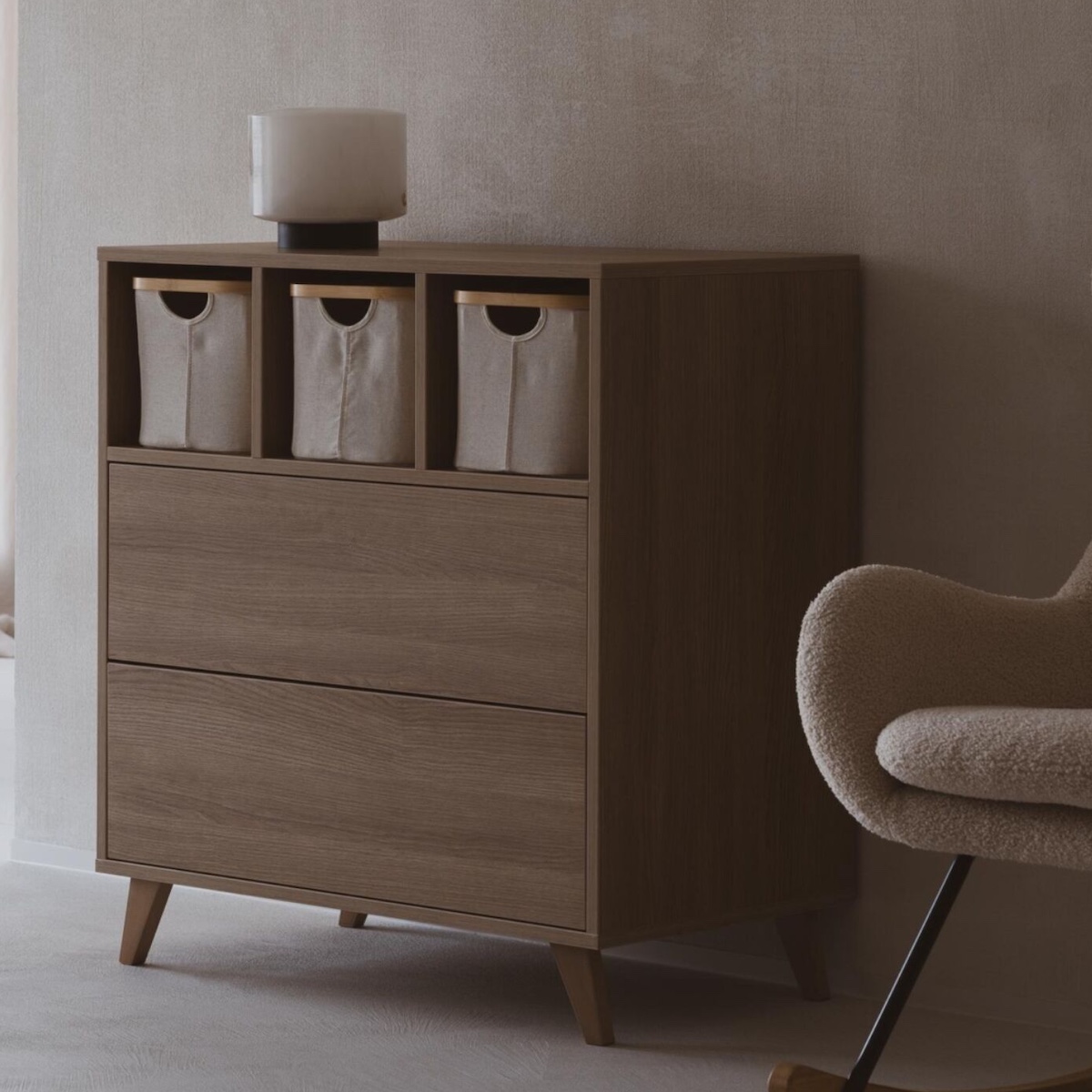 Korb Kommode Loft Quax natur beige