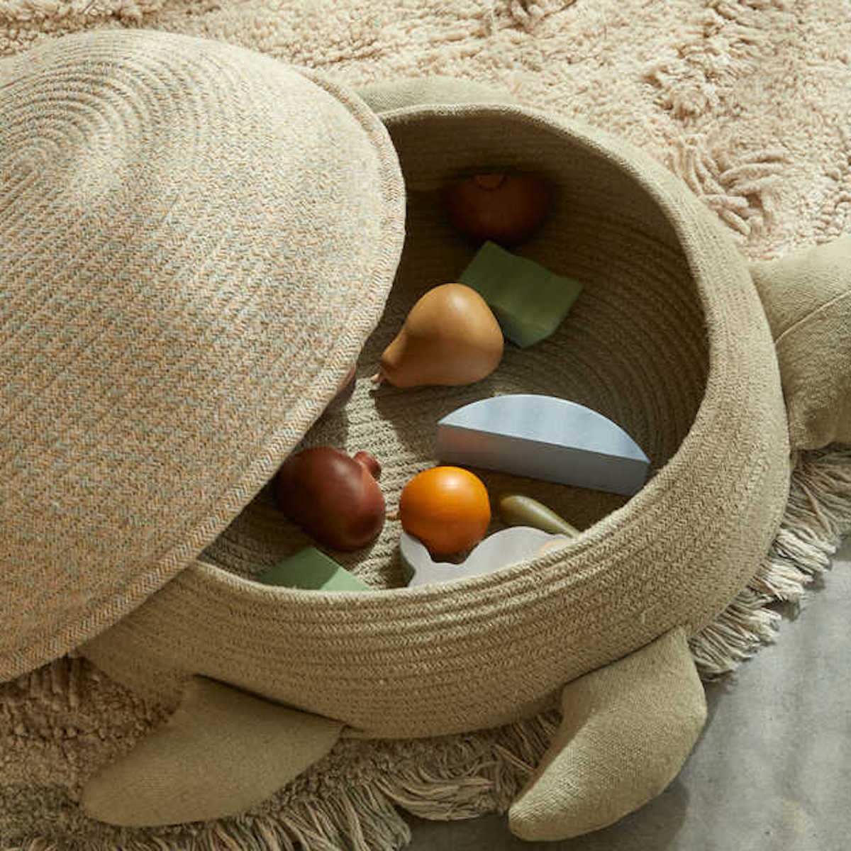 Korb Mama Schildkröte 18x45x70cm Lorena Kanäle