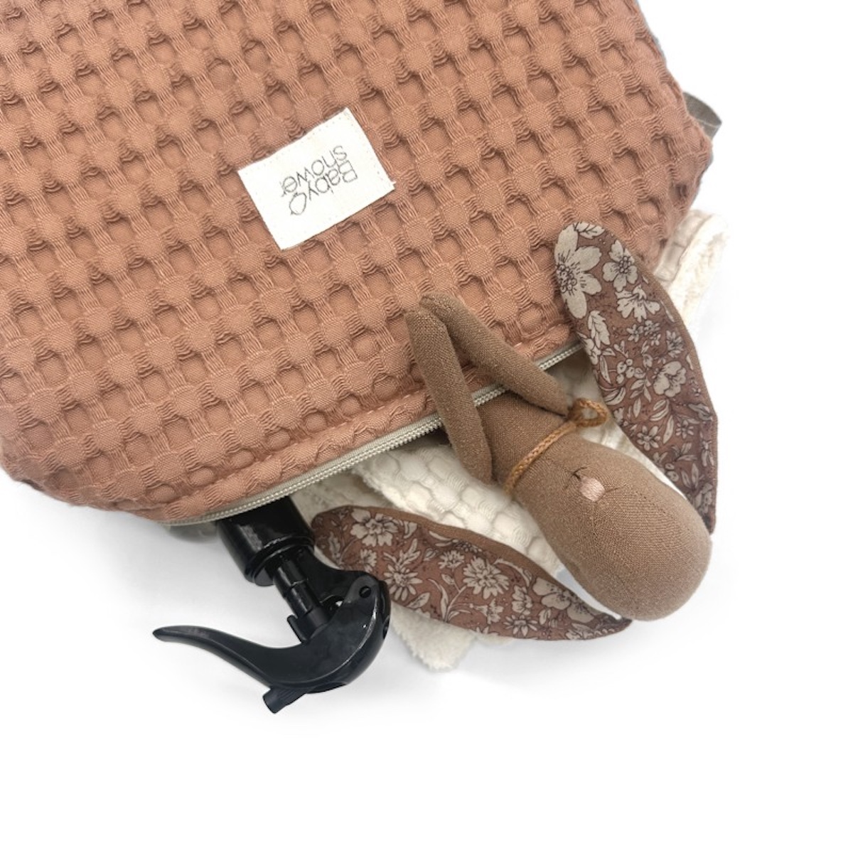 Kosmetiktasche CAMILA Babyshower gofre cinnamon