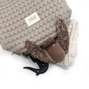 Kosmetiktasche CAMILA Babyshower gofre latte