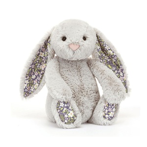 Kuscheltier Blossom Silver Bunny 'Bloom' Original Jellycat