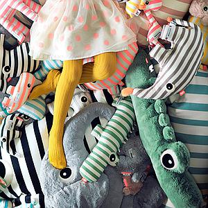 Kuscheltier großes Krokodil CROCO Done by Deer grün