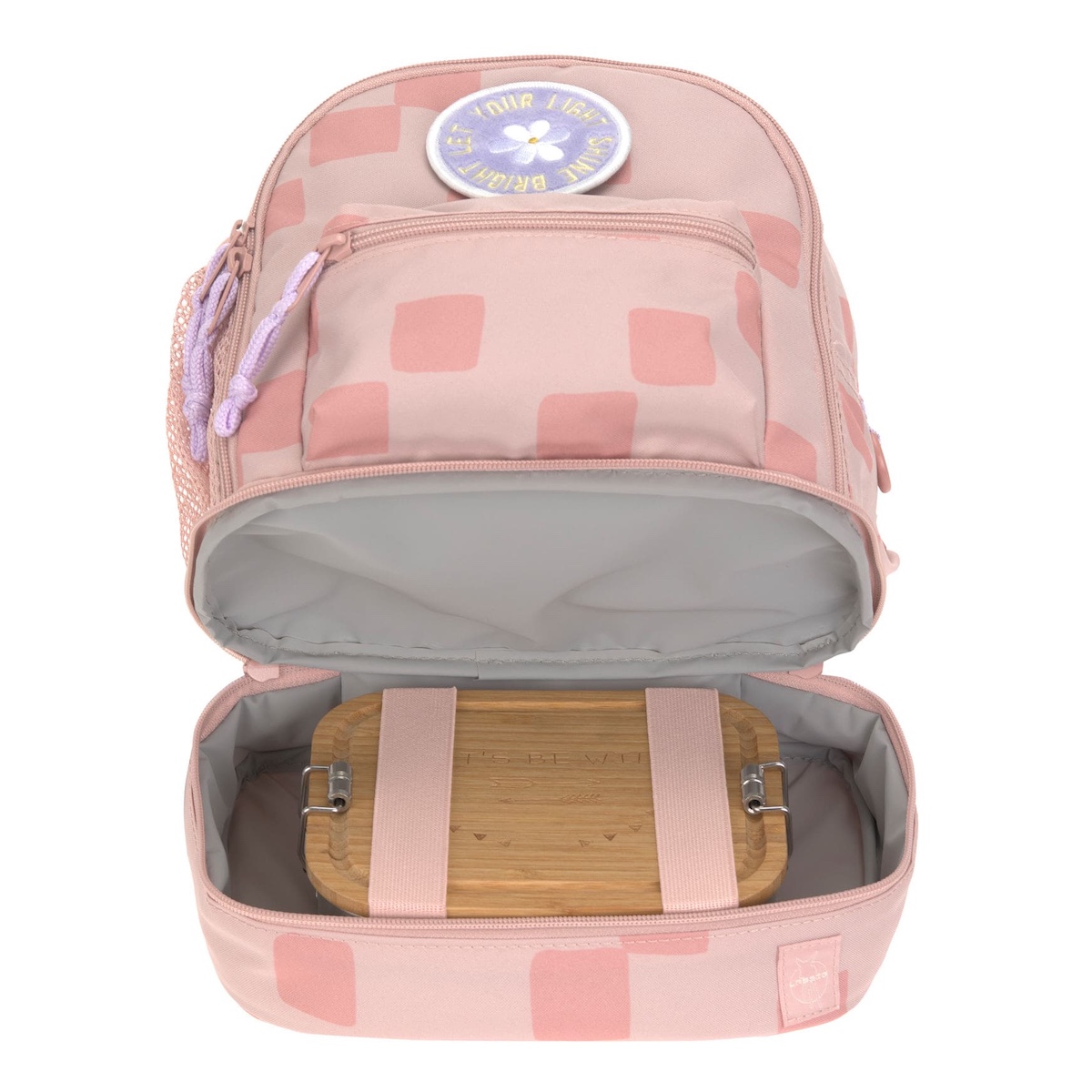 Laessig Mini PATTERN PARTY Rucksack rosa