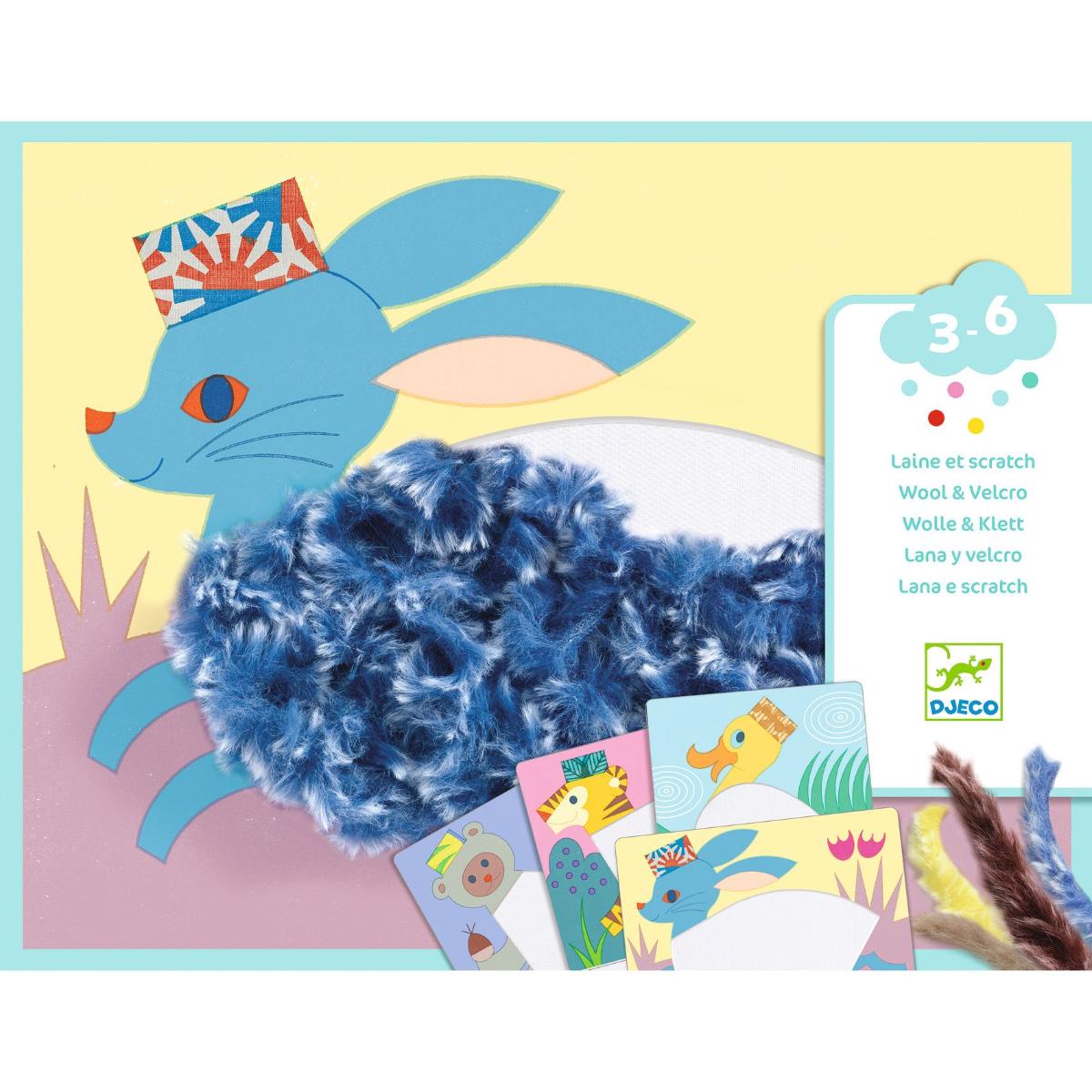 Laine & scratch - Avec un chapeau Djeco