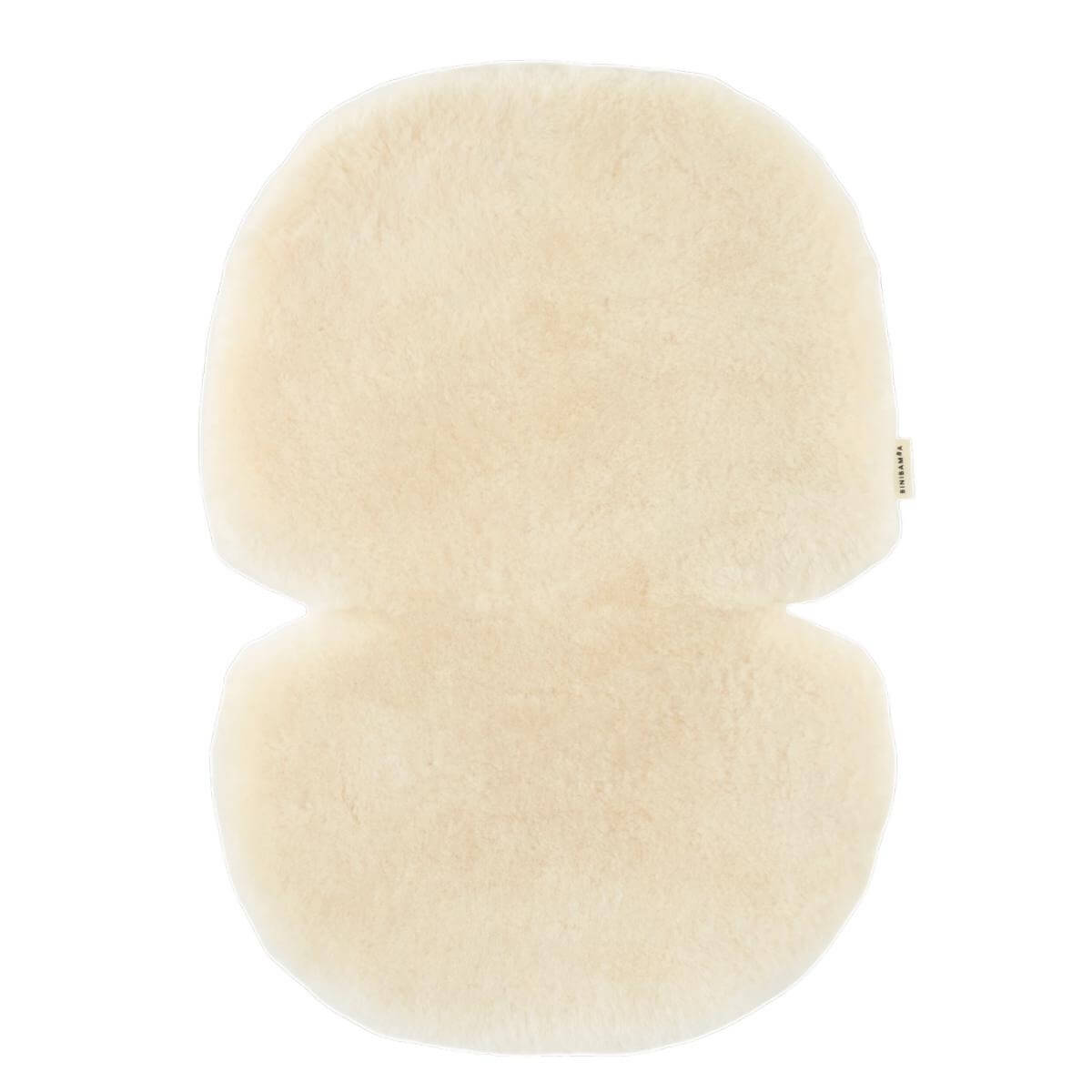 Lammfelldecke - Festes Geschirr Binibamba milk