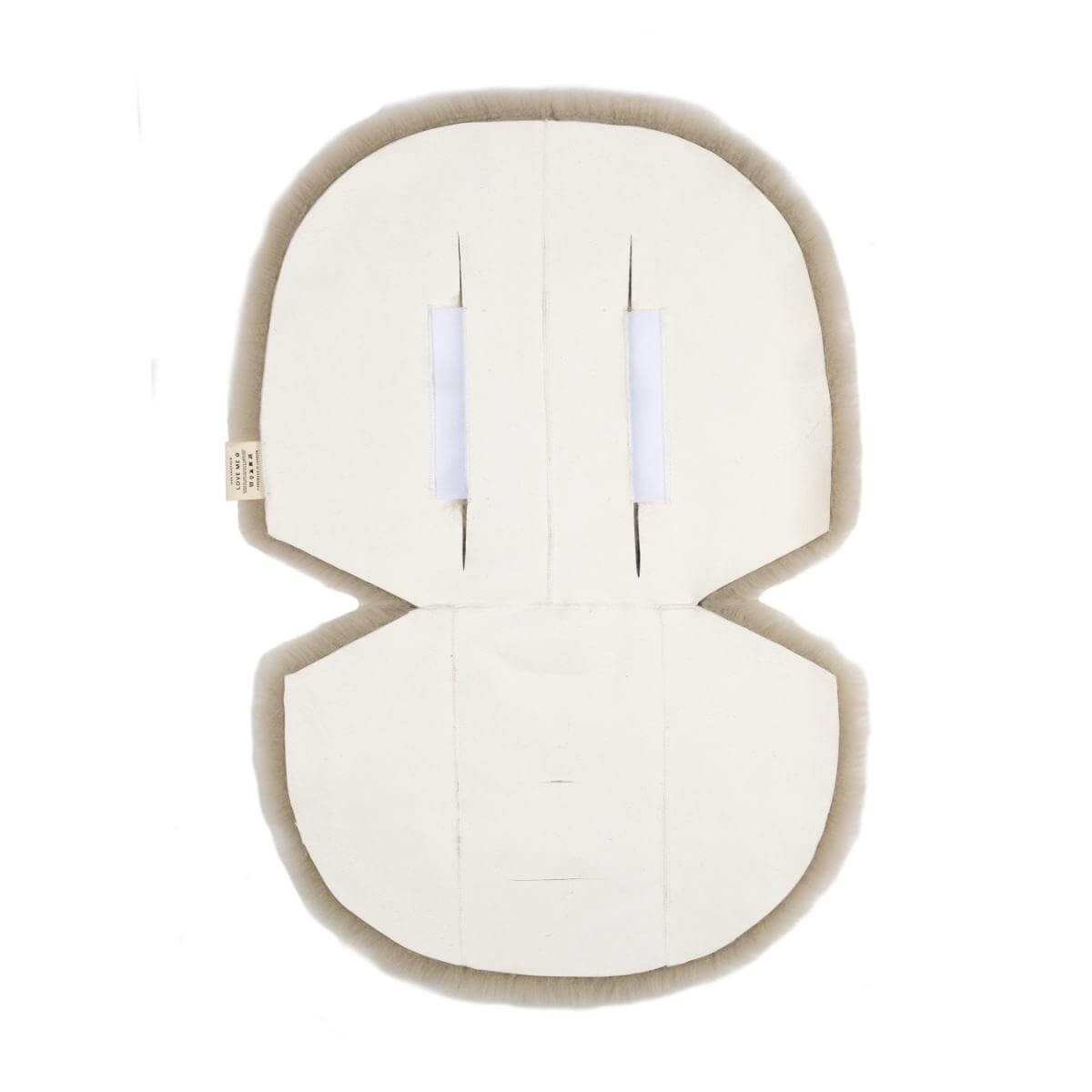 Lammfelldecke - Festes Geschirr Binibamba milk