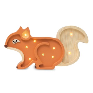 Lampe mini SQUIRREL Little Lights ginger wood