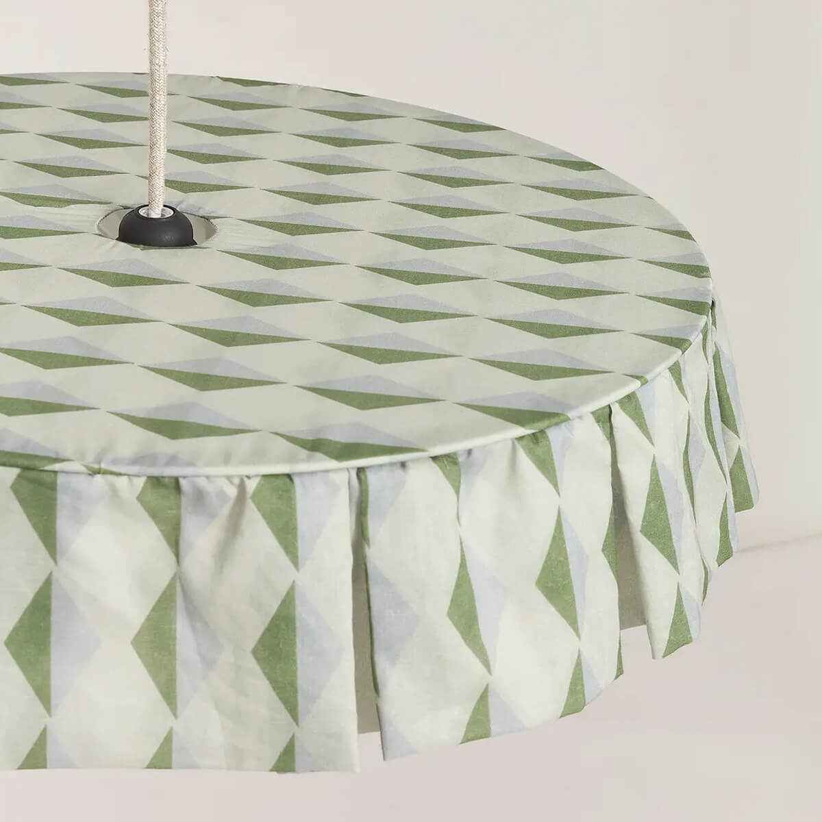 Lampenschirm VIBES 50x12cm Nobodinoz Green Blue Harlequin