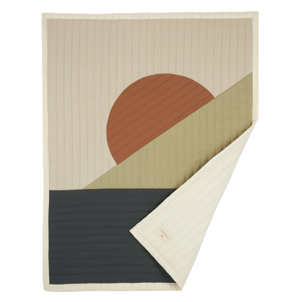 Landscape Quilted Blanket 73x95 Nobodinoz