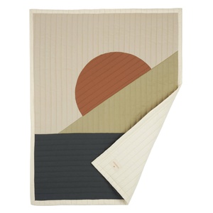 Landscape Quilted Blanket 73x95 Nobodinoz