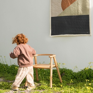 Landscape Quilted Blanket 73x95 Nobodinoz