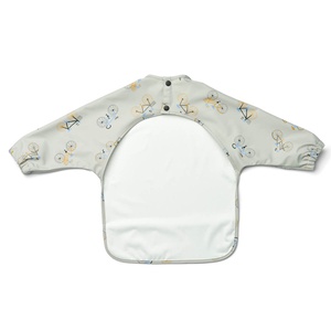 Langarm Lätzchen MERLE Liewood Fahrrad Wolke blau