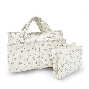 LANGER TASCHE AUDREY olive bloom canvas