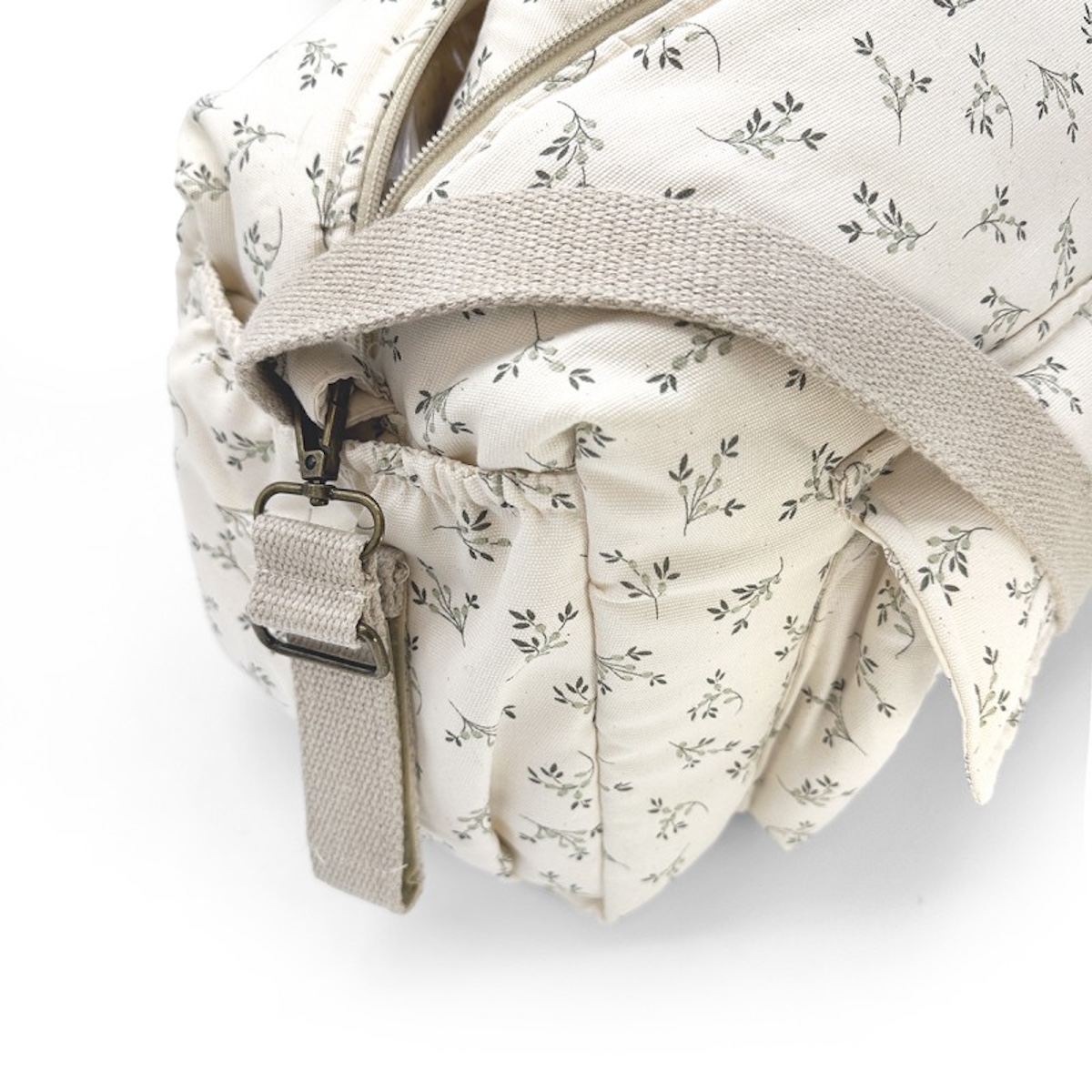 LANGER TASCHE CAMILA olive bloom canvas