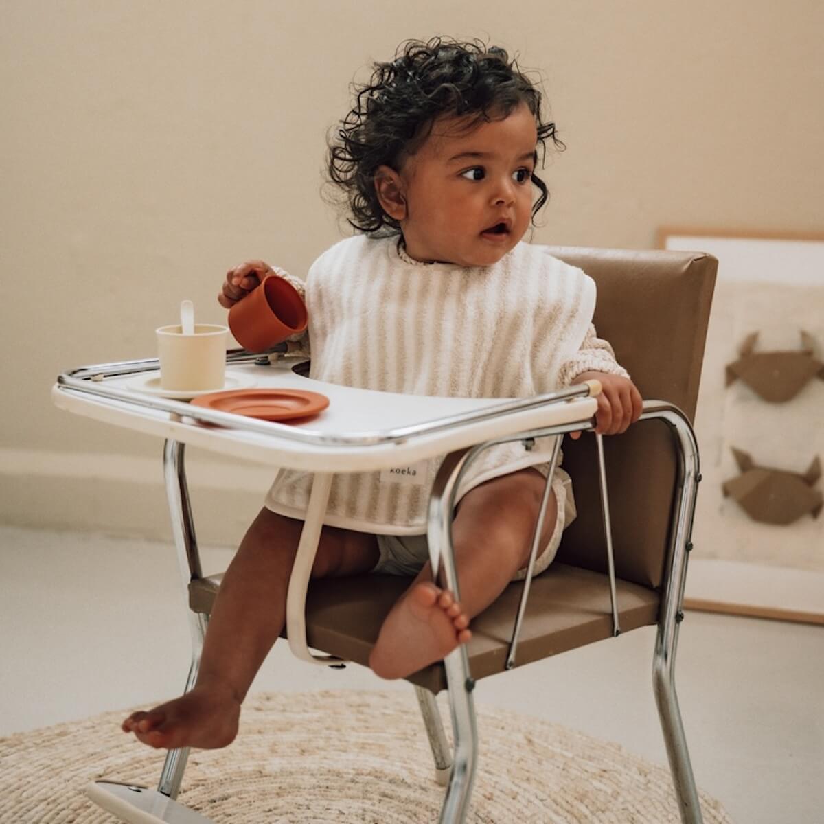 Lätzchen 2er-Pack PLAYA Koeka Sand Ton