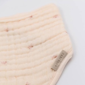 Lätzchen Dreieck Nuvola Bamboomm Oliven rosa