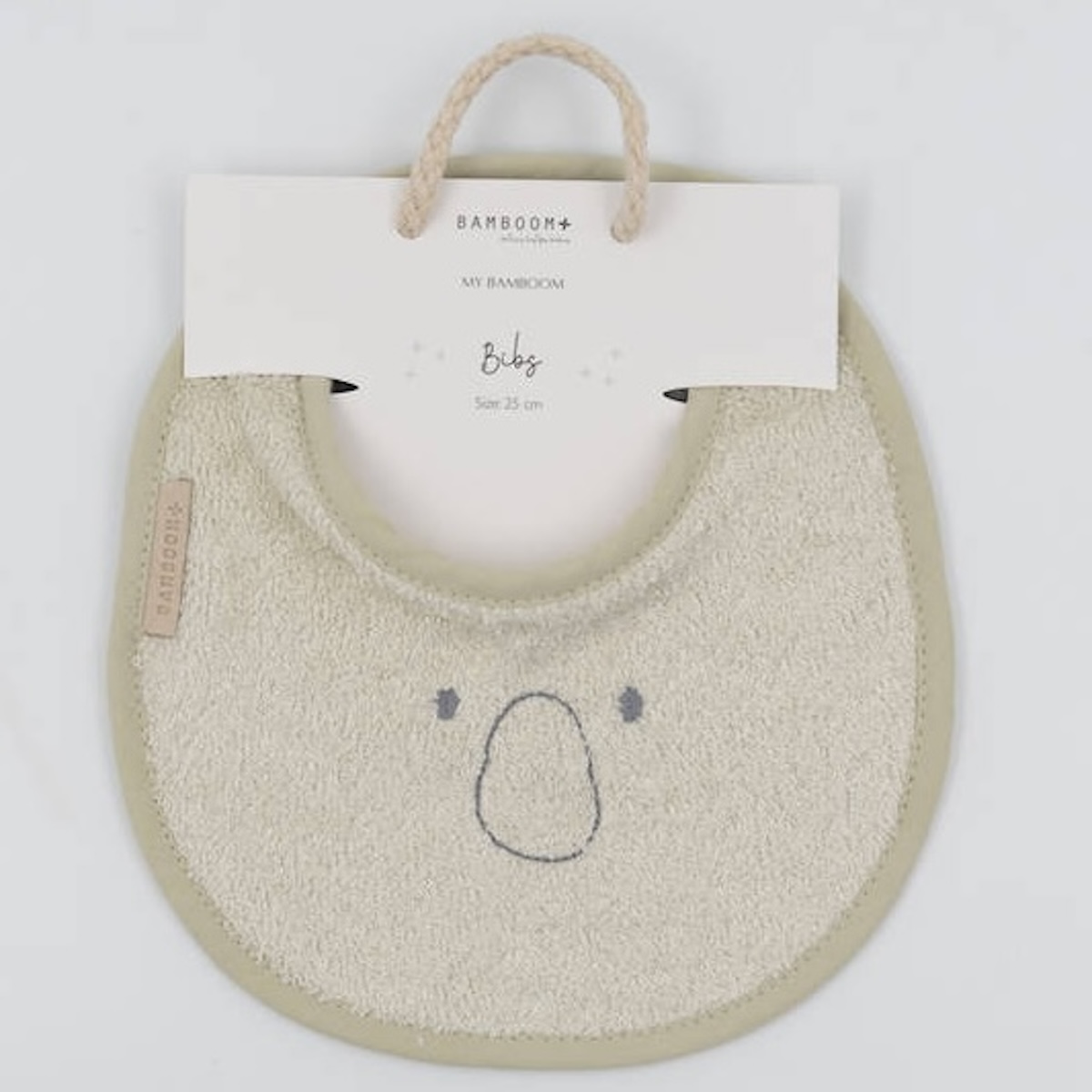 Lätzchen Koala 25cm Bamboom oyser grau