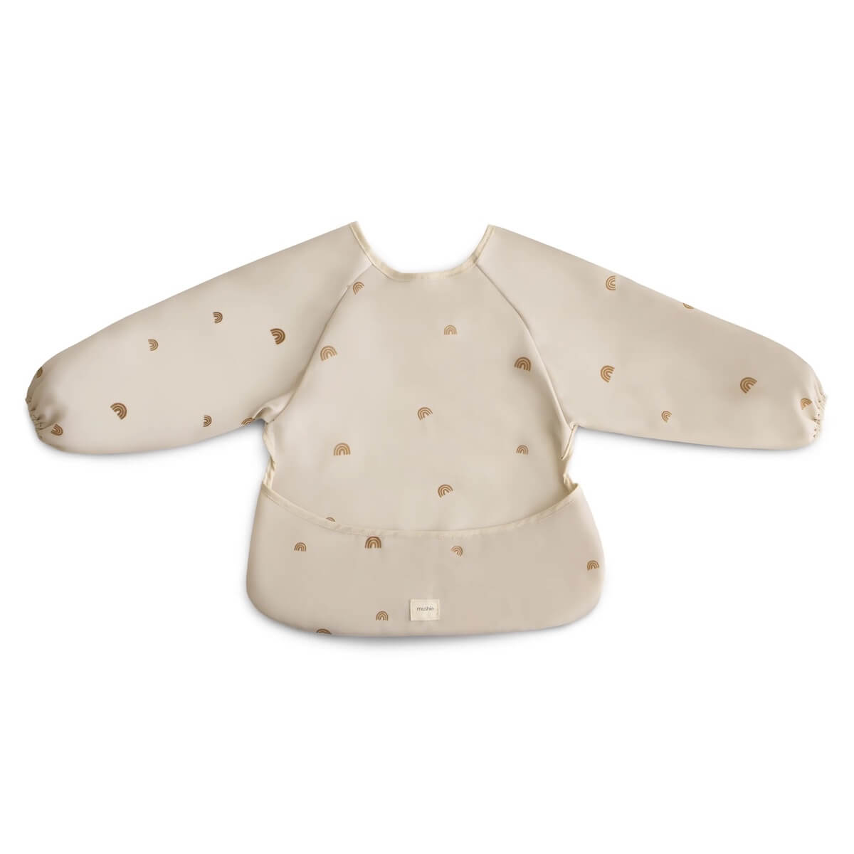 Lätzchen lange Ärmel Mushie Regenbögen