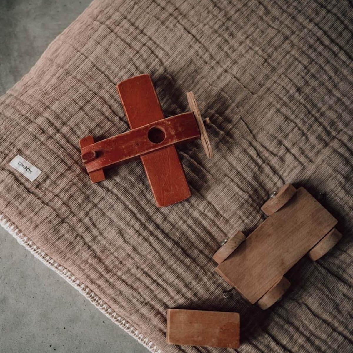 Laufgittermatte RIVOLI 75x95cm Koeka warm white caffe