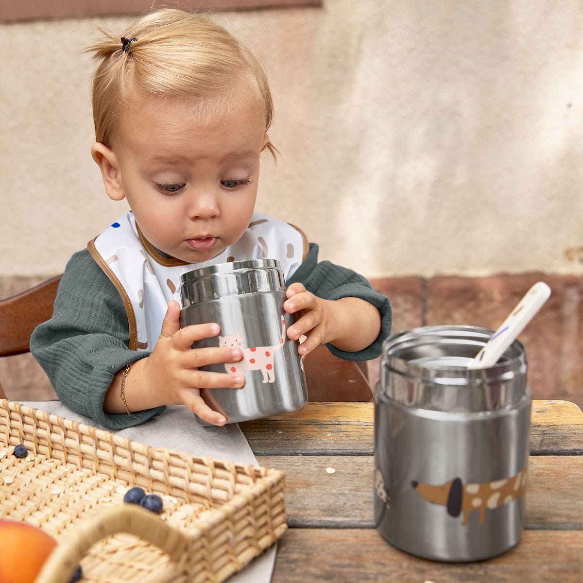 Lebensmittelglas LITTLE MATEYS Laessig königsblau 