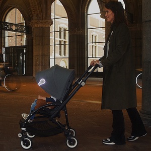 Lederclips Schwarz Cloby Schwarz/Grau