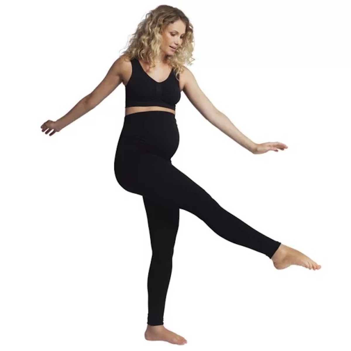 Leggings Komfort Mutterschaft S Carriwell Schwarz