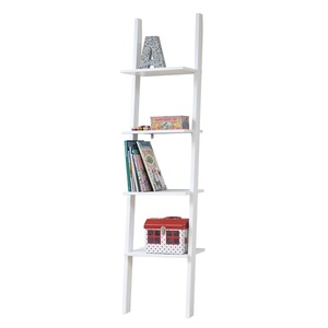 Leiterregal mit 4 Böden 170x41cm Lifetime weiß