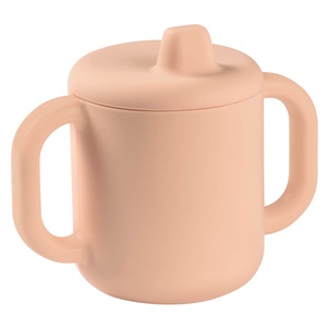 Lernbecher Silikon pink Beaba