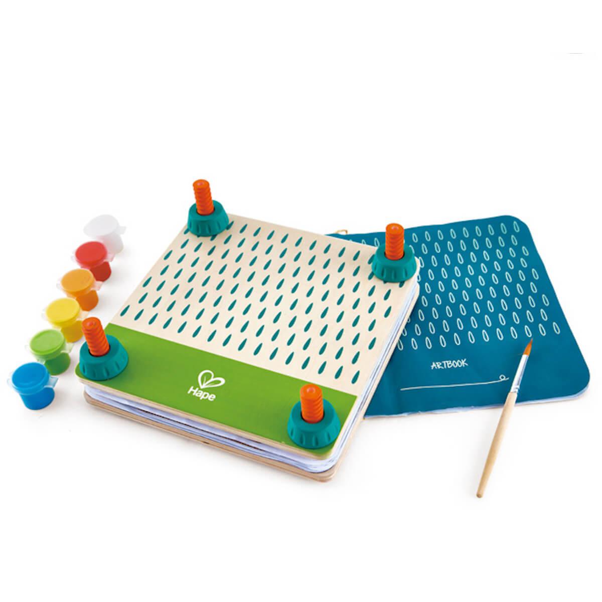 Lernspiel FLOWER PRESS ART DIY Hape