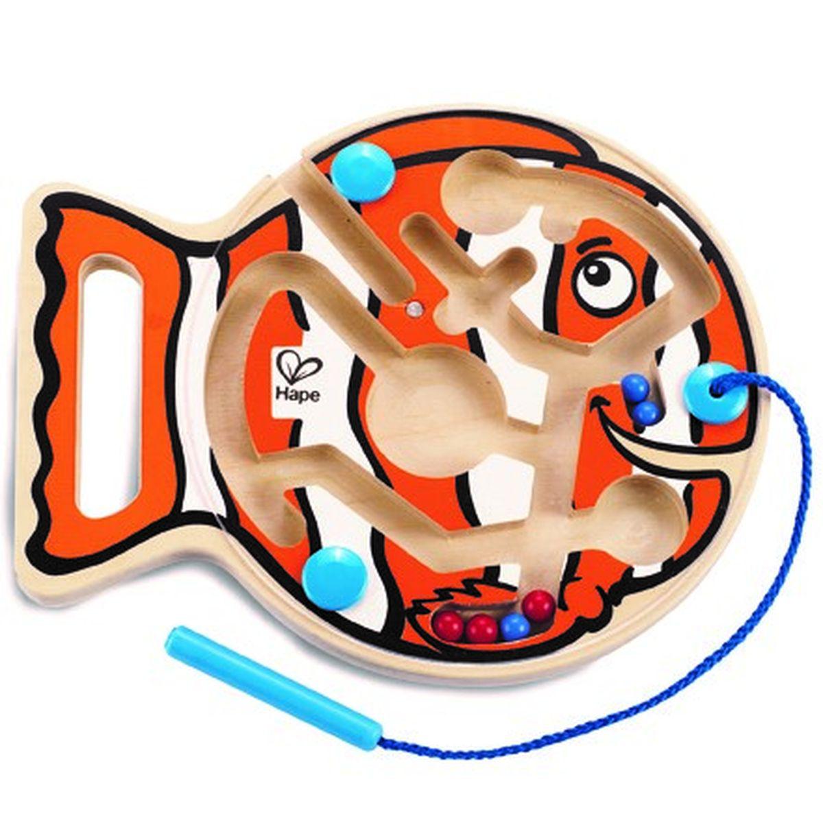 Lernspiel Labyrinth GO-FISH-GO Hape