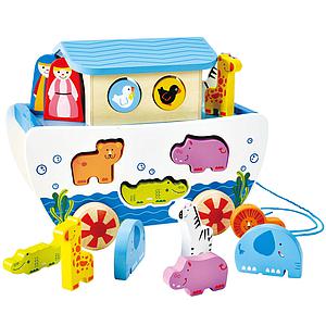Lernspiel PULL ALONG NOAH'S ARK Hape