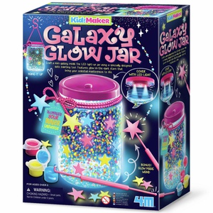 Leuchtendes Glas voller Galaxien 4M