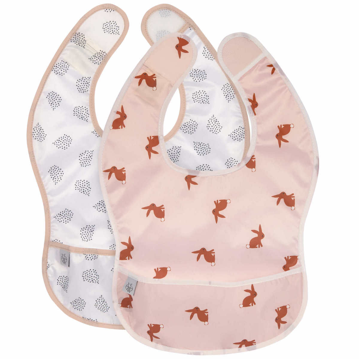 Lightweight Bib 2 pcs assorted Little Forest Rabbit Laessig