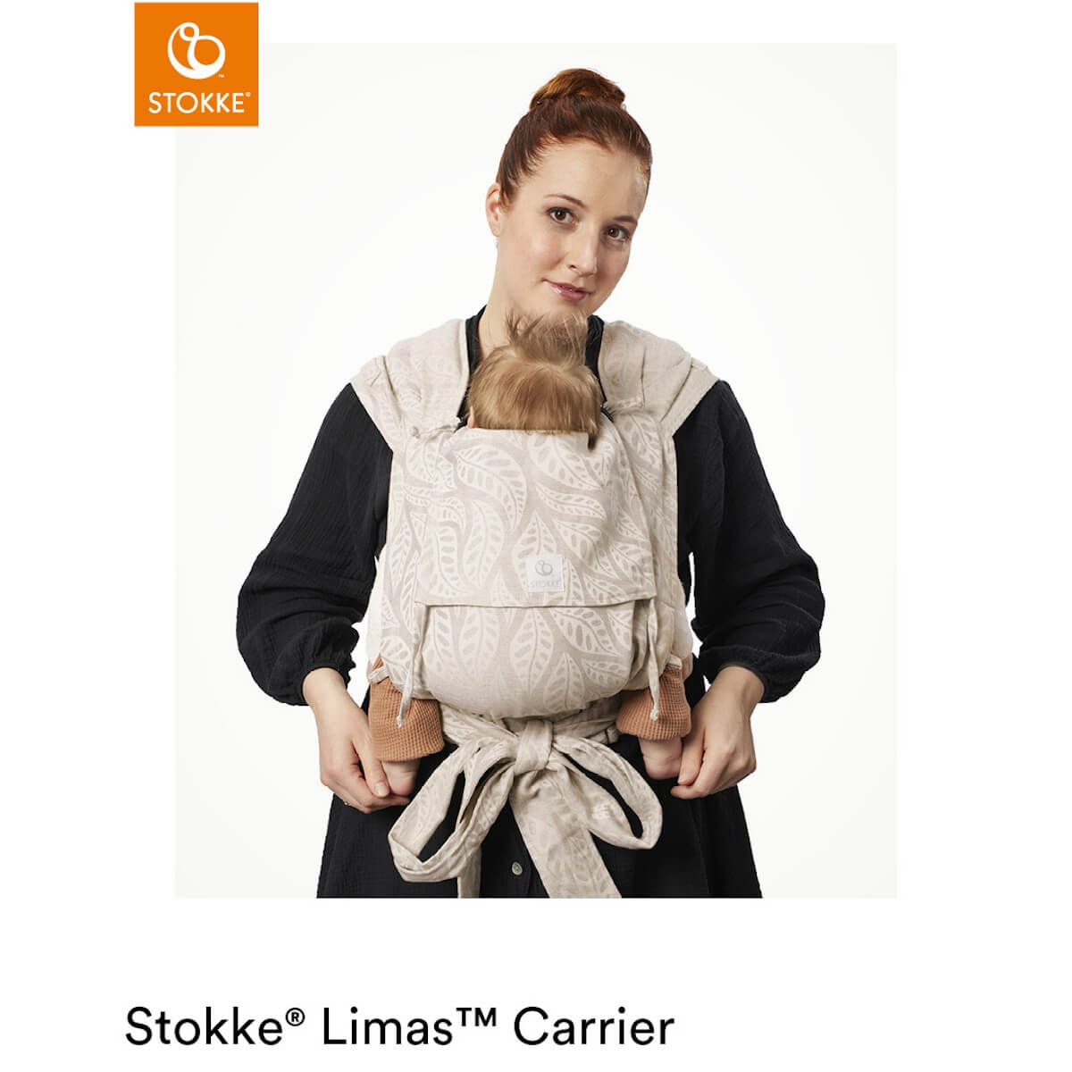 LIMAS Stokke terracota Front-Rücken-Tragetuch LIMAS