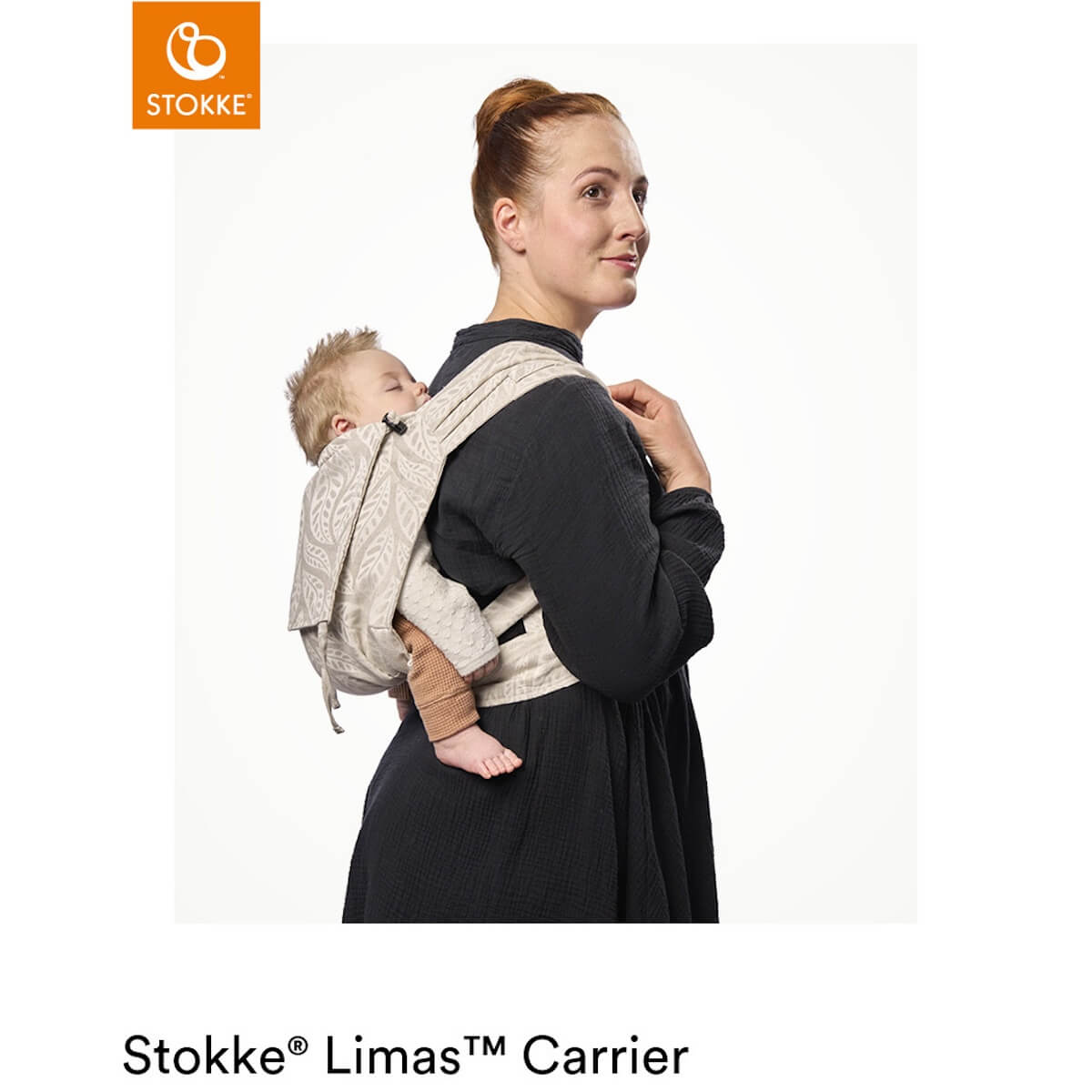 LIMAS Stokke terracota Front-Rücken-Tragetuch LIMAS
