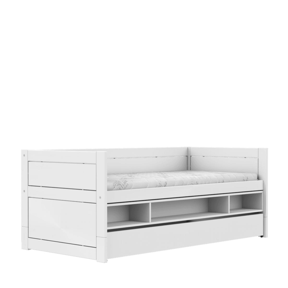 Lit cabine avec rangement et tiroir de lit Lifetime white