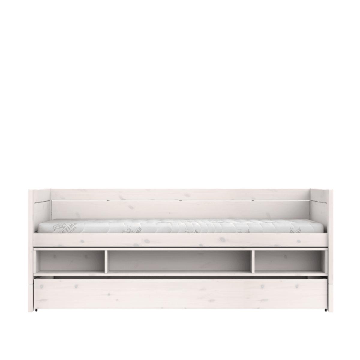 Lit cabine avec rangement et tiroir de lit Lifetime whitewash