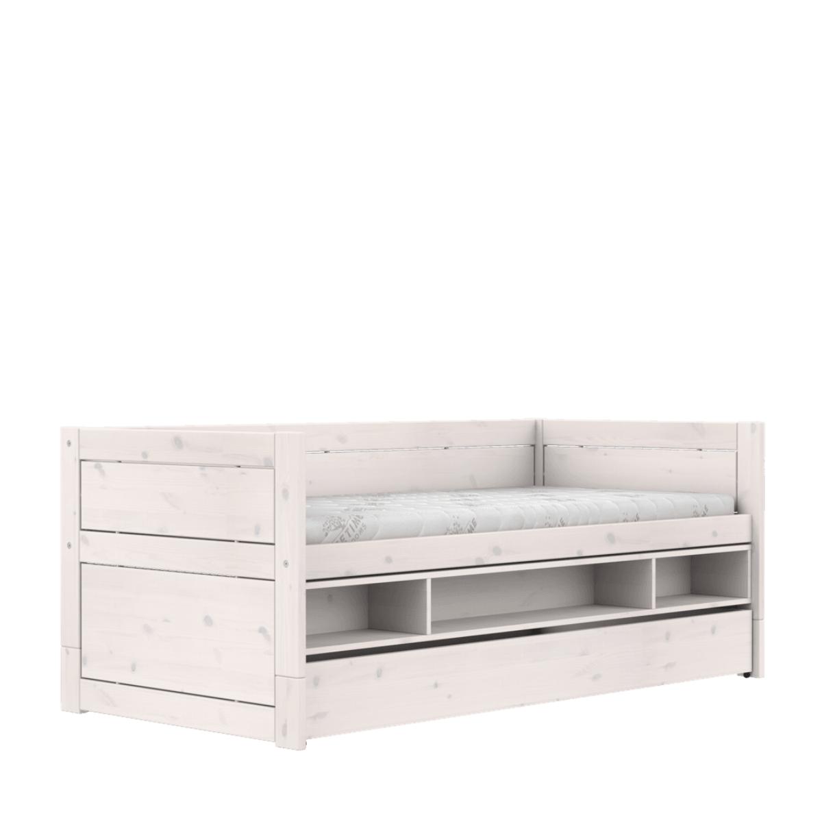 Lit cabine avec rangement et tiroir de lit Lifetime whitewash