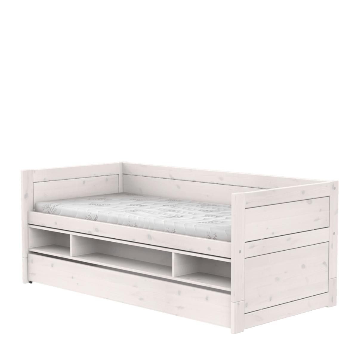 Lit cabine avec rangement et tiroir de lit Lifetime whitewash