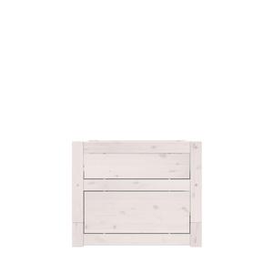 Lit cabine avec rangement et tiroir de lit Lifetime whitewash