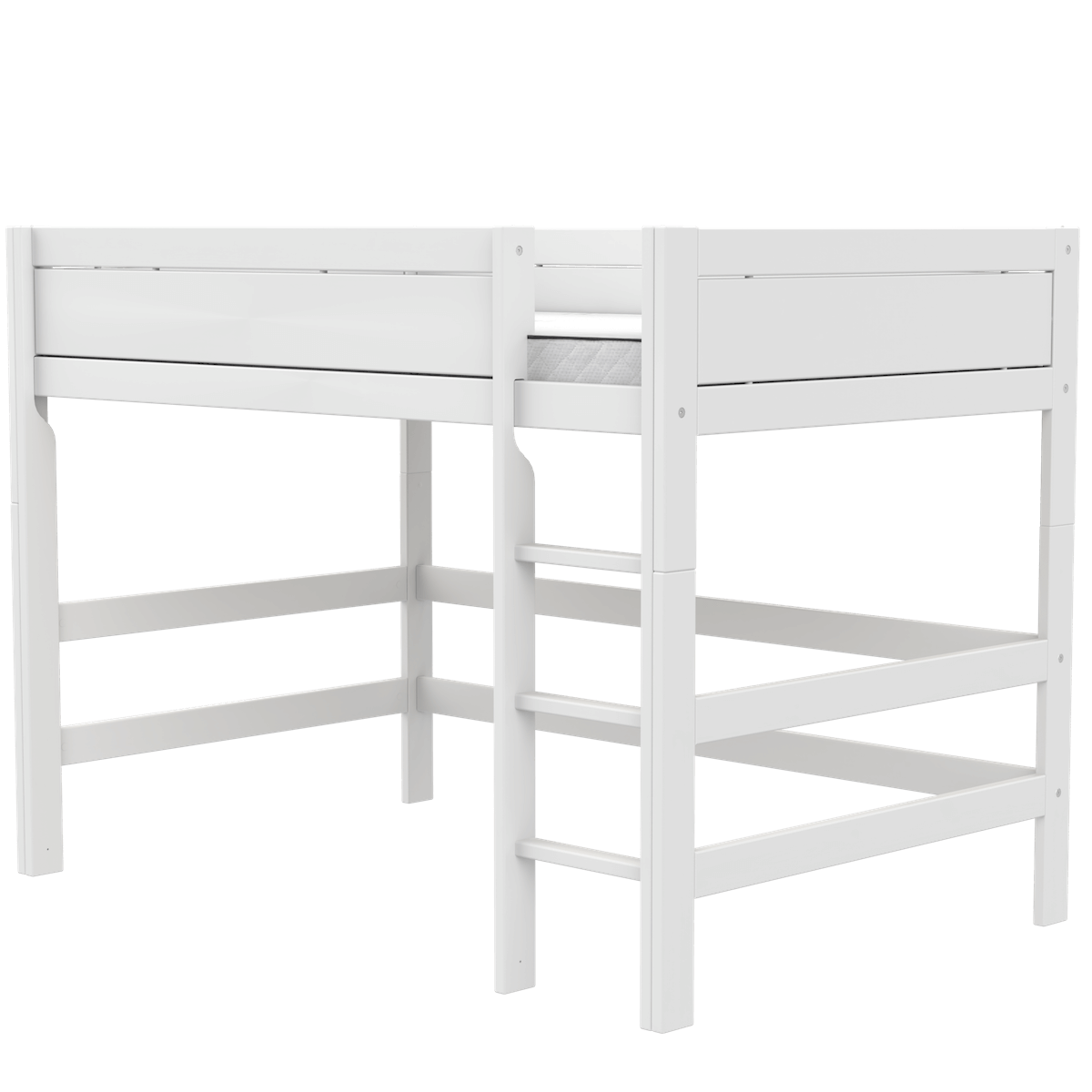 Lit haut 120x200x152cm DELUXE Lifetime white